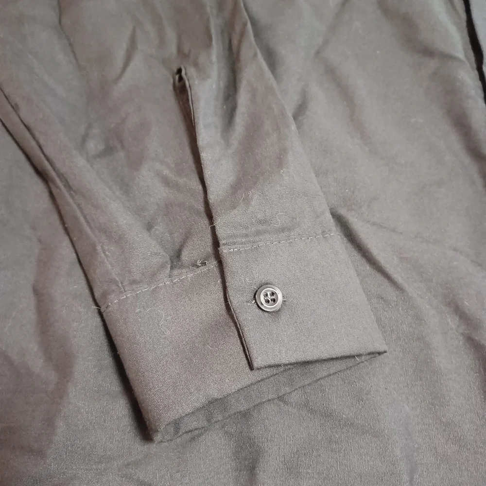 Red Kap Mens Long Sleeve Work Shirt Charcoal Gray Industrial Uniform SP14BK L RG